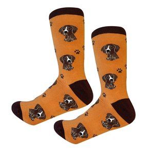 Fundraiser - German Shorthaired Pointer  - Fun Unisex Socks - Crazy Pet Lover